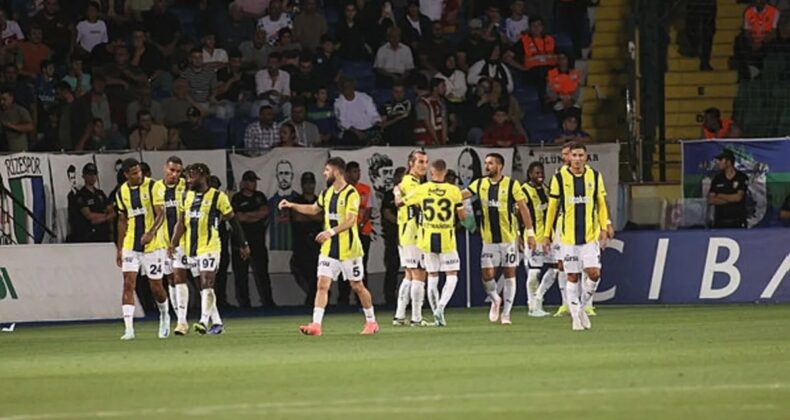 Fenerbahçe, Rizespor’a karşı galibiyet serisini 11 maça çıkardı